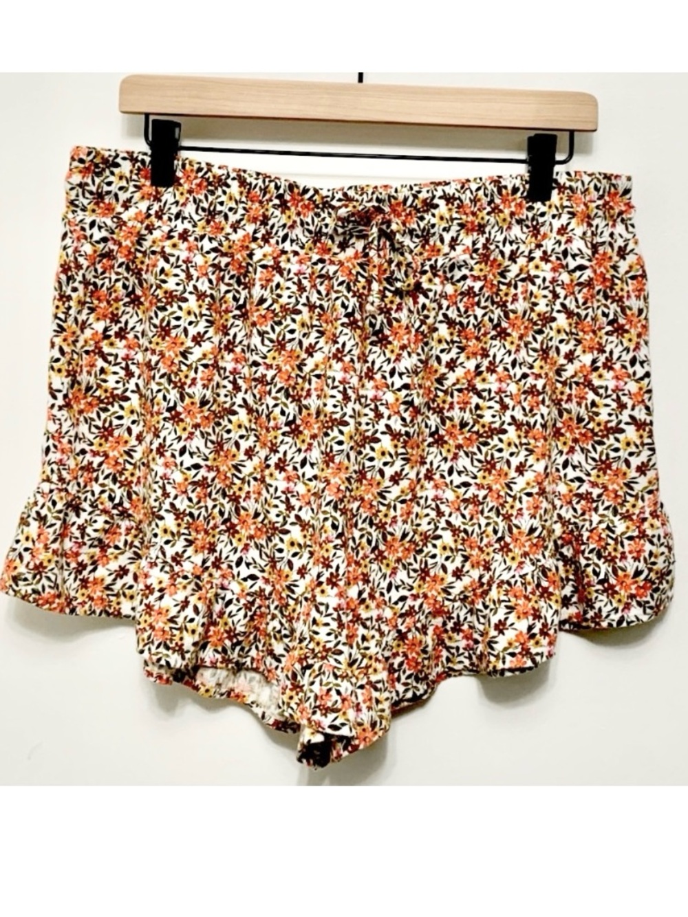 Wild Fable Floral Linen Blend Shorts - XL